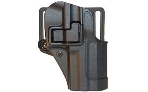 Picture of Blackhawk Serpa CQC OWB Size 25 Matte Black Polymer Belt Loop/Paddle Fits S&W M&P/SD Right Hand 410525BKR