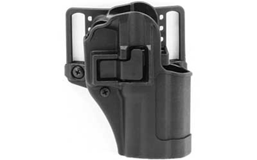 Picture of Blackhawk Serpa CQC OWB Size 07 Matte Black Polymer Belt Loop/Paddle Fits Springfield XD/XD--M/Mod.2 3.80-4" Barrel Right Hand 410507BKR