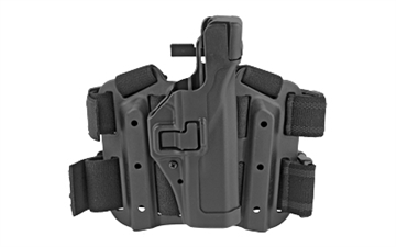 Picture of BLACKHAWK Level 3 Tactical SERPA Holster, Fits Glock 17/19/22/23/31/32, Right Hand, Black 430600BK-R