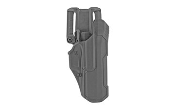 Picture of BLACKHAWK T-Series, L2D, Duty Holster, Right Hand, Sig P320/P250/M17/M18, Includes Jacket Slot Belt Loop, Black, Polymer 44N161BKR