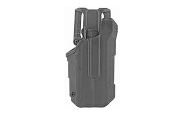 Picture of BLACKHAWK T-Series L2D, Duty Holster, Right Hand, Black Finish, Fits Sig P320/P250 With TLR1/TLR2, Includes Jacket Slot Belt Loop 44N261BKR