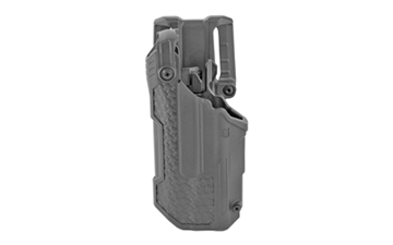 Picture of BLACKHAWK T-Series L3D, Duty Holster, Left Hand, Fits Glock 17/19/22/31 With TLR1/TLR2, Includes Jacket Slot Belt Loop, Black Basketweave Finish 44N600BWL