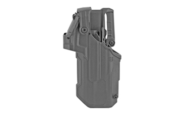 Picture of BLACKHAWK T-Series L3D RDS, Duty Holster, Left Hand, Black Finish, Fits Glock 17/22/31 With TLR1/TLR2, Includes Jacket Slot Belt Loop 44ND00BKL