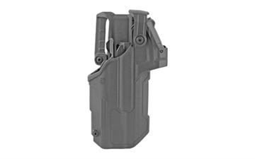 Picture of BLACKHAWK T-Series L3D RDS, Duty Holster, Right Hand, Black Finish, Fits Glock 17/19/22/31 with TLR1/TLR2, Includes Jacket Slot Belt Loop 44ND00BKR
