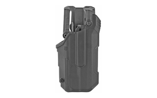 Picture of BLACKHAWK T-Series L3D, Duty Holster, Right Hand, Black Finish, Fits Sig P320/P250 With TLR1/TLR2, Includes Jacket Slot Belt Loop 44N661BKR