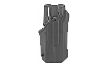 Picture of BLACKHAWK T-Series L3D, Duty Holster, Right Hand, Black Finish, Fits Sig P320/P250 With TLR1/TLR2, Includes Jacket Slot Belt Loop 44N661BKR