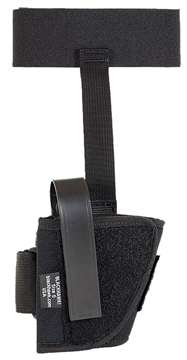 Picture of Blackhawk Ankle Size 16 Black Cordura Velcro Fits Med/Large Semi Autos Fits 3.25-3.75" Barrel Right Hand 40AH16BKR