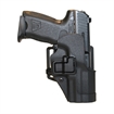 Picture of Blackhawk Serpa CQC OWB Size 24 Matte Black Polymer Belt Loop/Paddle Fits Walther P99 Right Hand 410524BKR