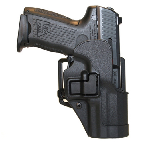 Picture of Blackhawk Serpa CQC OWB Size 03 Matte Black Polymer Belt Loop/Paddle Fits 1911 Government & Clones Left Hand 410503BKL