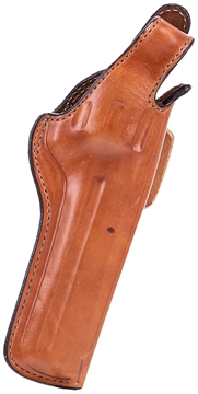 Picture of Bianchi 5BHL Thumbsnap OWB Size 11 Tan Leather Belt Loop Fits S&W N Frame/Colt Anaconda 6-6.5" Barrel Right Hand 10323