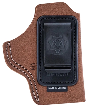 Picture of Bianchi 6C IWB Tan Leather Belt Clip Fits 2" Barrels/Ruger/Colt Charter Arms Right Hand 10380