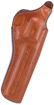 Picture of Bianchi 111 Cyclone Belt Holster Size 03 OWB Open Bottom Style made of Leather with Tan Finish, Strongside/Crossdraw & Belt Loop Mount Type fits 4" Barrel S&W K-Frame for Right Hand 12678