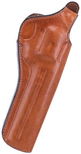 Picture of Bianchi 111 Cyclone Belt Holster Size 09 OWB Open Bottom Style made of Leather with Tan Finish, Strongside/Crossdraw & Belt Loop Mount Type fits 8.3" Barrel Colt Anaconda for Right Hand 12688