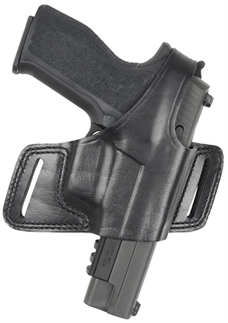 Picture of Bianchi Black Widow OWB Size 01 Black Leather Belt Slide Fits S&W J Frame Fits Taurus 85 Fits Charter Arms Undercover Right Hand 15706