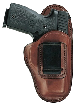 Picture of Bianchi 100 Professional IWB Size 01 Tan Leather Belt Clip Fits Ruger LCR/S&W J Frame 2" Left Hand 19221
