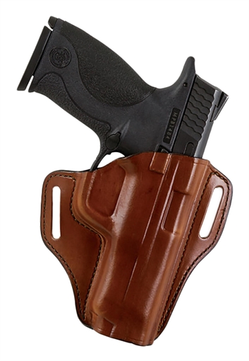 Picture of Bianchi 57 Remedy OWB Size 22A Tan Leather Belt Slide Fits Ruger LCR Right Hand 25032