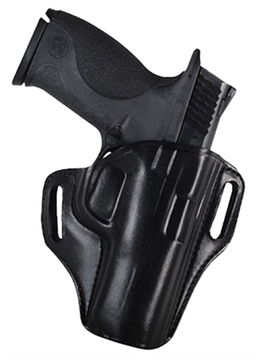 Picture of Bianchi 57 Remedy OWB Size 01 Black Leather Belt Slide Fits S&W J Frame Fits S&W 36 Fits S&W 640 Right Hand 25054