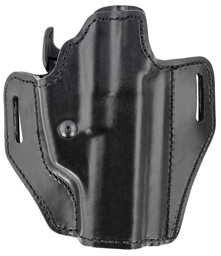 Picture of Bianchi Allusion Assent Pro-Fit OWB Size 18 Black Leather Belt Slide Fits S&W M&P Fits CZ 75 Fits FN FNS Right Hand 56831