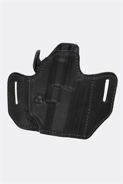 Picture of Bianchi Allusion Assent Pro-Fit OWB Size 13b Black Leather Belt Slide Compatible w/Glock 19/Ruger Security-9/FN FNS Belt Up to 1.50" Wide Right Hand 52831