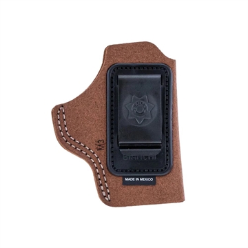 Picture of Bianchi Model 6 Waistband Holster - S&W 15 19 686 K/L Frame 4" Right Hand Rust Suede 10378