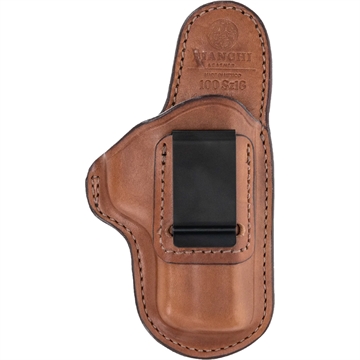 Picture of Bianchi 100 Professional IWB Size 01 Tan Leather Belt Clip Fits S&W J Frame/Ruger LCR Right Hand 19220