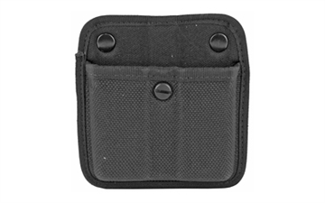 Picture of Bianchi Model 7922 AccuMold Triple Threat II Double Magazine Pouch, Fits Browning Hi-Power, Nylon, Black Finish 18797