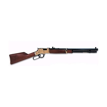 Picture of HENRY BIG BOY BRASS LEVER ACTION RIFLE RIL 357 MAG/38 SPL 20 IN OCT BBL BLUE/WALNUT 10RD H006M