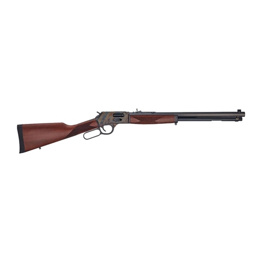 Picture of Henry Repeating Arms Big Boy Color Case Hardened, Lever Action, Side Gate, 357 Mag, .38 Special, 16.5" Octagon Blued Steel Barrel, Straight-grip American Walnut Stock, Fully Adjustable Semi-Buckhorn Sights, 7Rd, Large Loop H012GMRCC