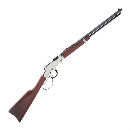 Picture of Henry Repeating Arms BIG BOY SILVER LARGE LOOP LEVER ACTION 45 COLT WOOD/SILVER H006CSL