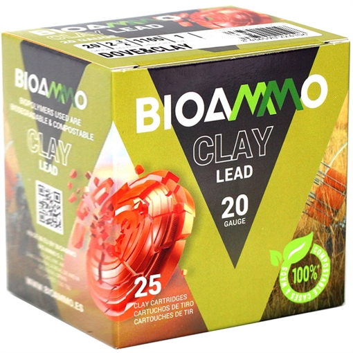 Picture of BioAmmo Clay Lead Shotshells 20 ga 2-3/4" 1 oz 1220 fps #9 25/ct ZR2890
