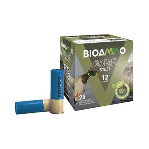 Picture of BIOAMMO Steel Game Pheasant Shotshells 12 ga 2-3/4" 1 oz 1265 fps #6 25/ct BLS2860
