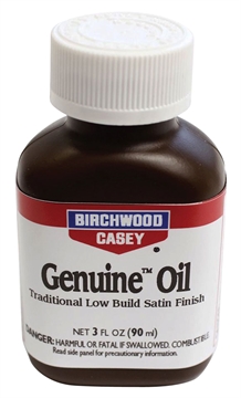 Picture of Birchwood Casey Genuine Oil Gun Stock Finish Satin 3 oz. Bottle 23225