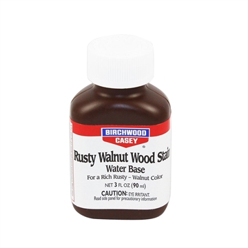 Picture of Birchwood Casey Rusty Walnut Wood Stain Water-Based 3 oz. Bottle 24323