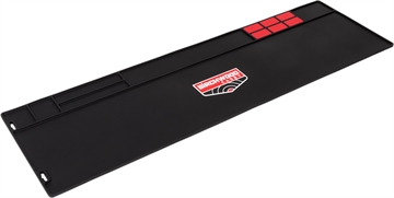 Picture of Birchwood Casey Rifle Cleaning Mat, 36"x11", Chemical Resistant Rubber, Black/Red BC-30350