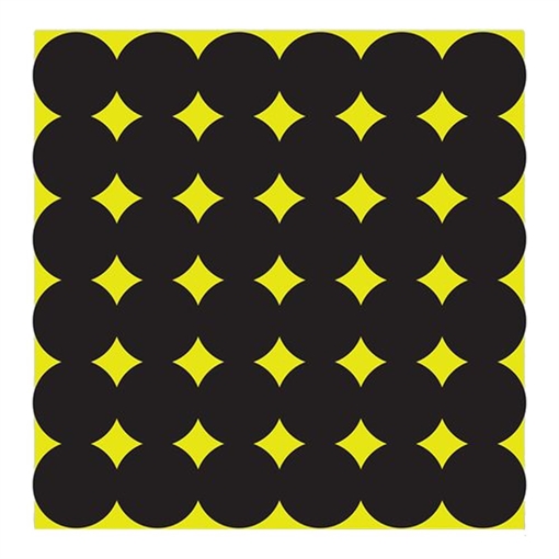 Picture of Birchwood Casey 34115 Shoot-N-C Pasters Black Adhesive Paper 1" 12 PK 34115 BC-34115
