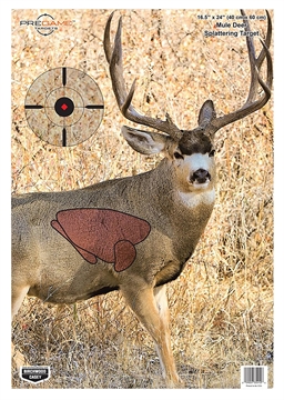 Picture of Birchwood Casey Pregame Mule Deer Paper Target 16.50" x 24" 3 Per Pkg 35402