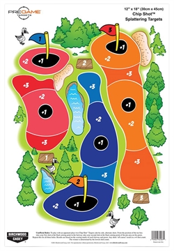 Picture of Birchwood Casey Pregame Self-Adhesive Paper Universal Multi Color Chip Shot 8 Per Pkg 35566