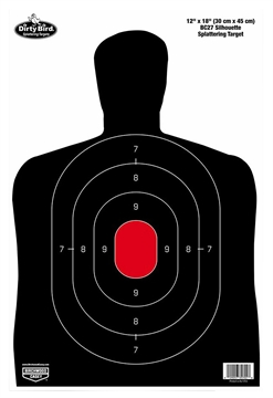 Picture of Birchwood Casey Dirty Bird Silhouette Target Silhouette Tagboard Target 12" x 18" 50 Per Pkg 35709