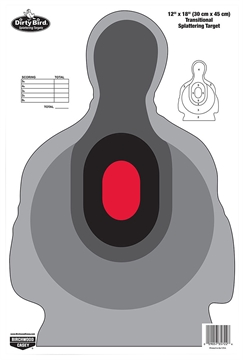 Picture of Birchwood Casey Dirty Bird 12" x 18" Transitional Silhouette Target, 8 Targets BC-35727