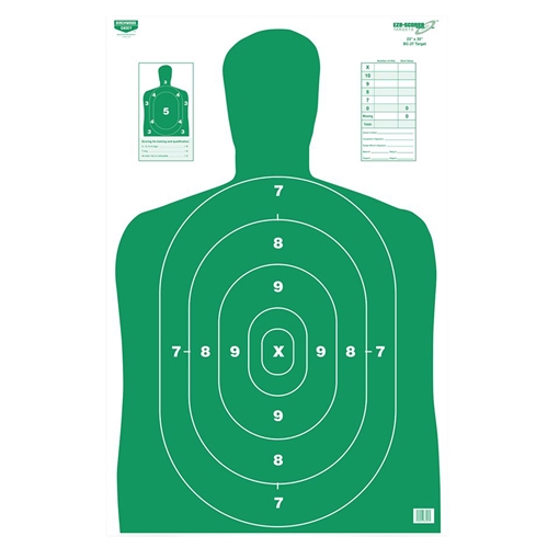 Picture of Birchwood Casey EZE-Scorer Silhouette Paper Hanging 23" x 35" Green 5 Pack 37015