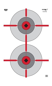 Picture of Birchwood Casey EZE-Scorer Bullseye Paper Target 23" x 35" 100 Per Pkg 37031