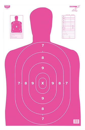 Picture of Birchwood Casey EZE-Scorer BC-27 Silhouette Paper Target 23" x 35" 100 Per Pkg 37040