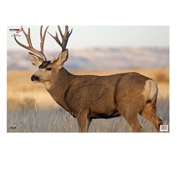 Picture of Birchwood Casey EZE-Scorer Mule Deer Paper Hanging 23" x 35" Multi-Color 2 Per Pkg 37482