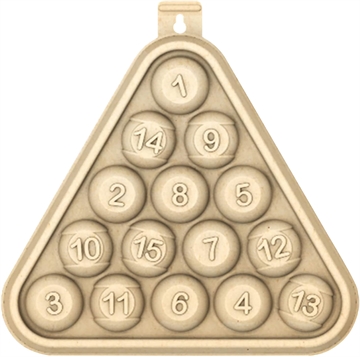 Picture of Birchwood Casey Pool Rack 15.75" H x 15.75" W x 2.25" D 3D Tan 3 Per Pack 3DTGTPRT