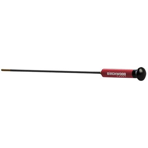 Picture of Birchwood Casey Premium Carbon, One Piece Cleaning Rod, 30", For .22-.264 Caliber Bores, Black/Red BC-41430