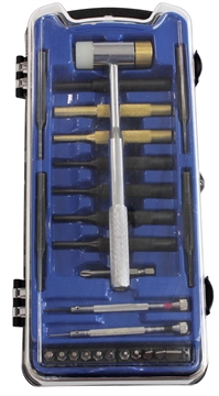Picture of Birchwood Casey Gunsmith, Kit, Blue Gunsmith Kit Weekender Professional Gunsmith Kit, 27 Selected Tools, Reusable Hard Storage Case BC-42021