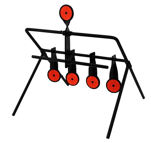 Picture of Birchwood Casey World of Targets Gallery 1.75" Airgun Black/Orange Steel Circle w/Crosshair & Diamond 0.19" Thick 47017