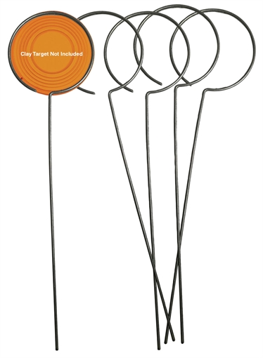 Picture of Birchwood Casey Clay Holder Stand Target Stand Silver Wire Standing 5 Pack 49010