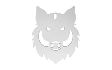 Picture of Birchwood Casey AR500 3/8" Steel 1 Hole Animal Silhouette Target - Boar's Head 1/ct BC-47720 BC-47720?