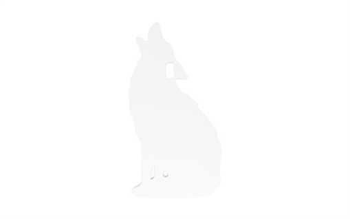 Picture of Birchwood Casey AR500 3/8" Steel 1 Hole Animal Silhouette Target - Howling Coyote 1/ct BC-47718